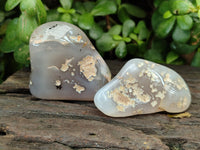 Polished Banded Free Forms x 24 From Madagascar