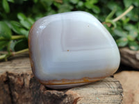 Polished Banded Free Forms x 24 From Madagascar