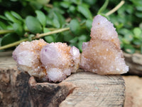 Natural Ametrine Spirit Quartz Clusters x 35 From Boekenhouthoek, South Africa