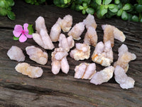 Natural Ametrine Spirit Quartz Clusters x 35 From Boekenhouthoek, South Africa