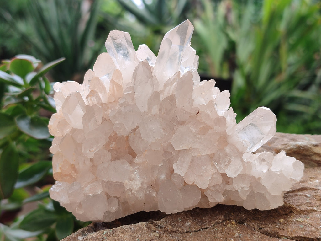Natural Quartz Clusters x 4 From Madagascar - Toprock Gemstones and Minerals 