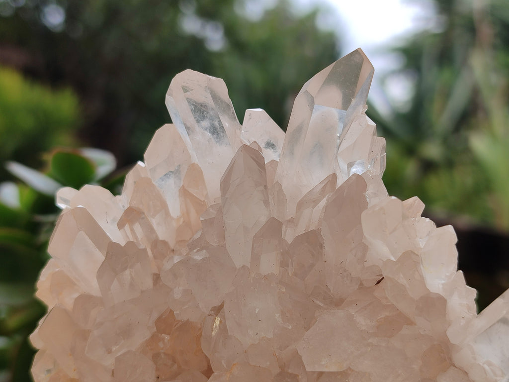 Natural Quartz Clusters x 4 From Madagascar - Toprock Gemstones and Minerals 