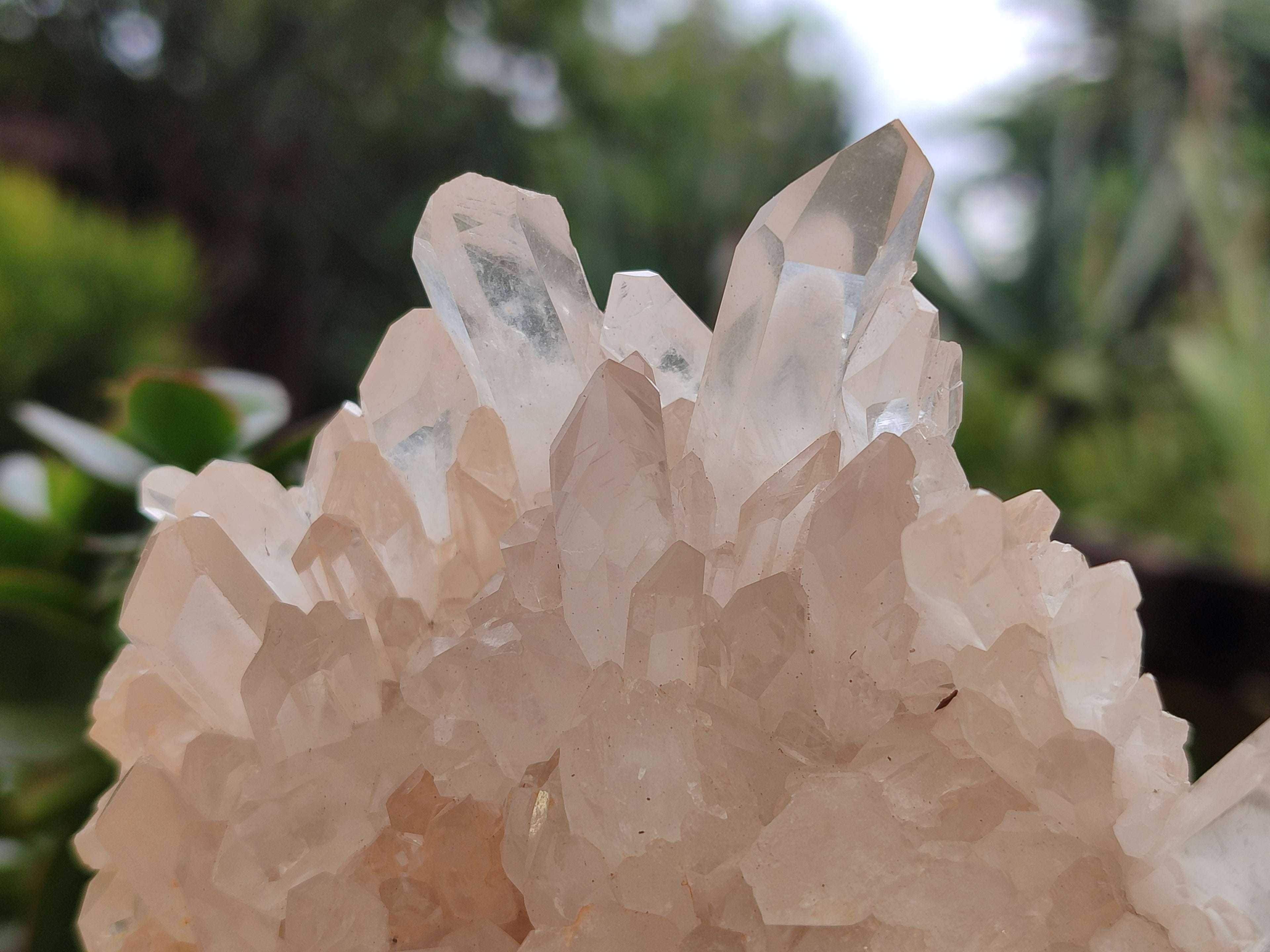 Natural Quartz Clusters x 4 From Madagascar - Toprock Gemstones and Minerals 