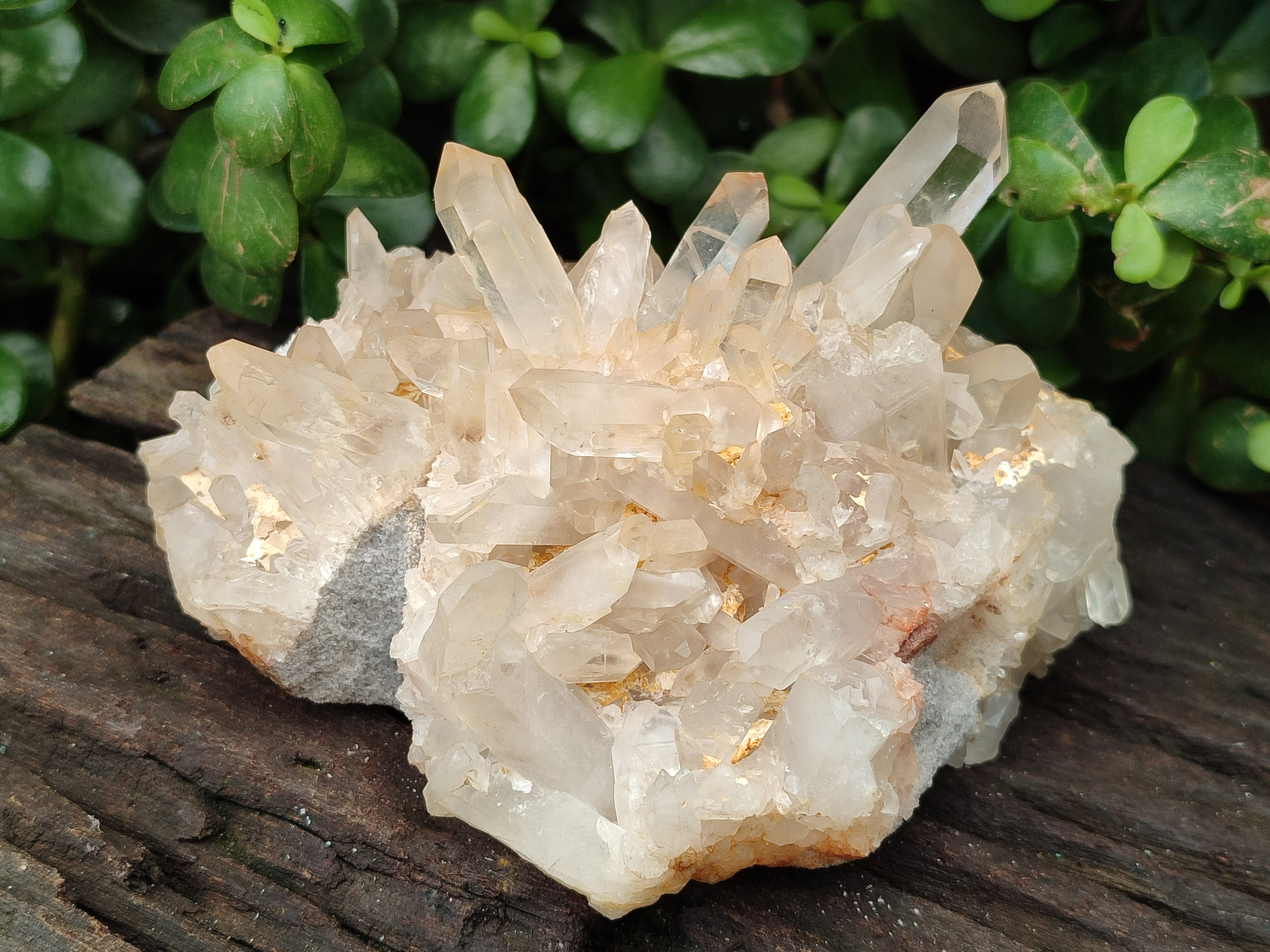 Natural Quartz Clusters x 4 From Madagascar - Toprock Gemstones and Minerals 