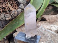 Polished Clear Quartz Crystals x 4 From Madagascar