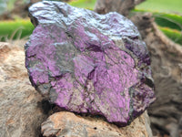 Natural Metallic Purpurite Cobbed Specimens x 6 From Erongo, Namibia