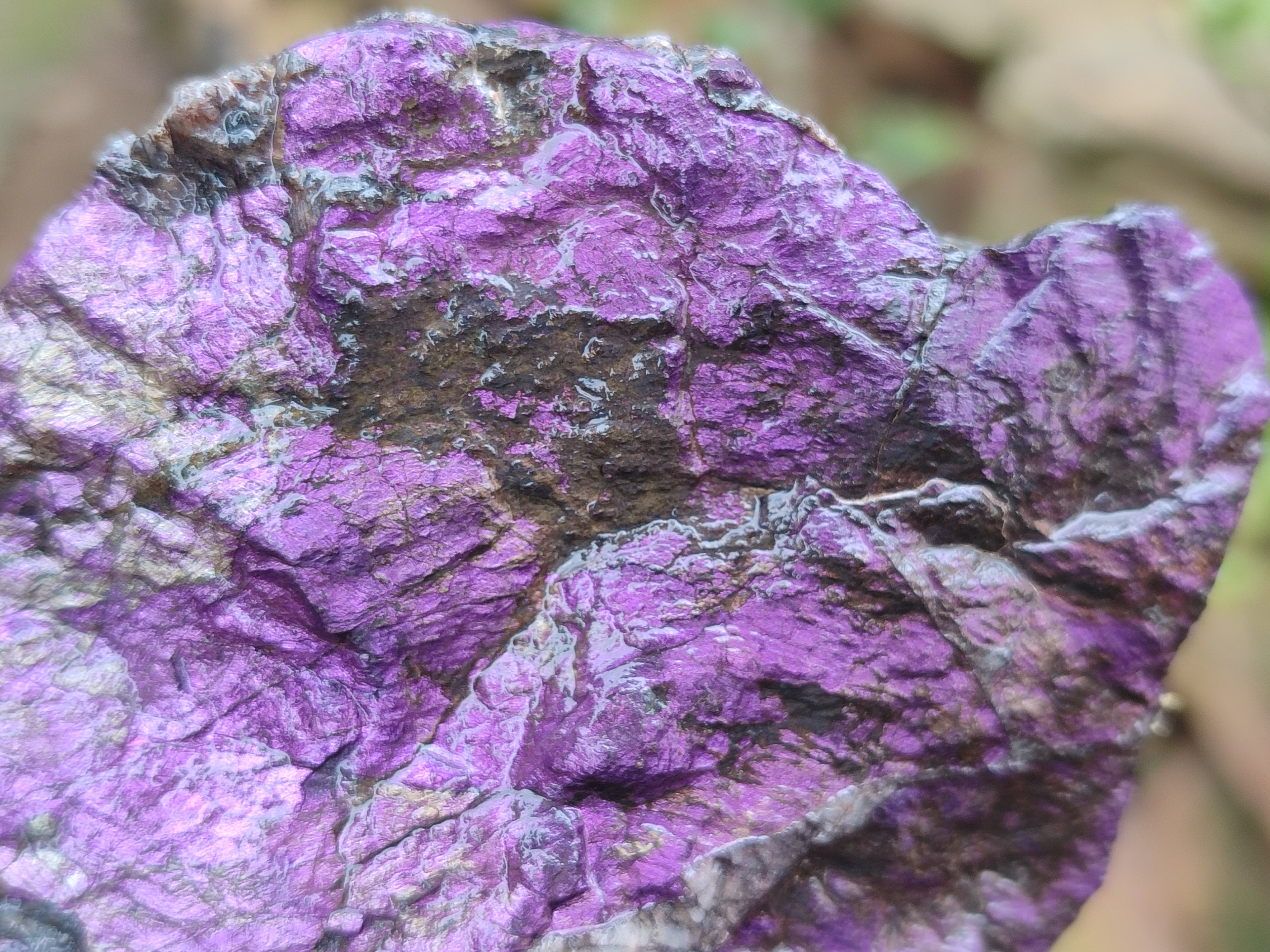 Natural Metallic Purpurite Cobbed Specimens x 6 From Erongo, Namibia - Toprock Gemstones and Minerals 
