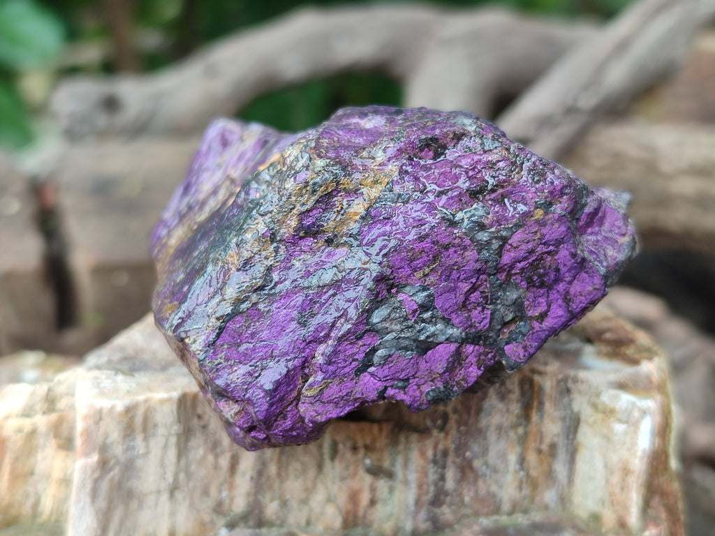 Natural Metallic Purpurite Cobbed Specimens x 6 From Erongo, Namibia - Toprock Gemstones and Minerals 