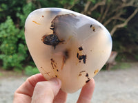 Polished Dendritic Agate Standing Free Forms x 5 From Madagascar