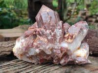 Natural Red Hematoid Quartz Cluster x 1 From Karoi, Zimbabwe
