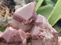 Natural Red Hematoid Quartz Cluster x 1 From Karoi, Zimbabwe