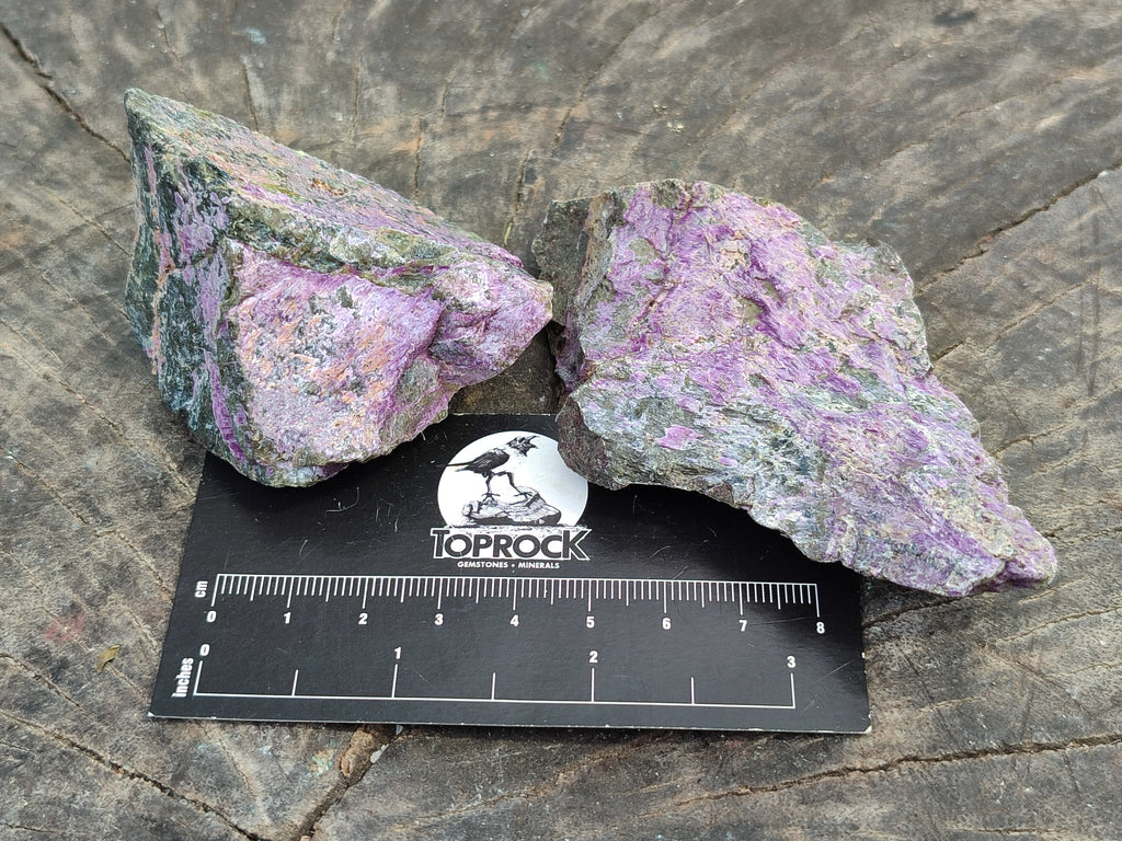 Natural Stichtite Cobbed Specimens x 24 From Barberton, South Africa - Toprock Gemstones and Minerals 