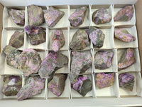 Natural Stichtite Cobbed Specimens x 24 From Barberton, South Africa