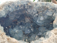 Natural Celestite Geode Specimens x 1 From Sakoany, Madagascar