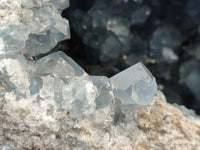 Natural Celestite Geode Specimens x 1 From Sakoany, Madagascar