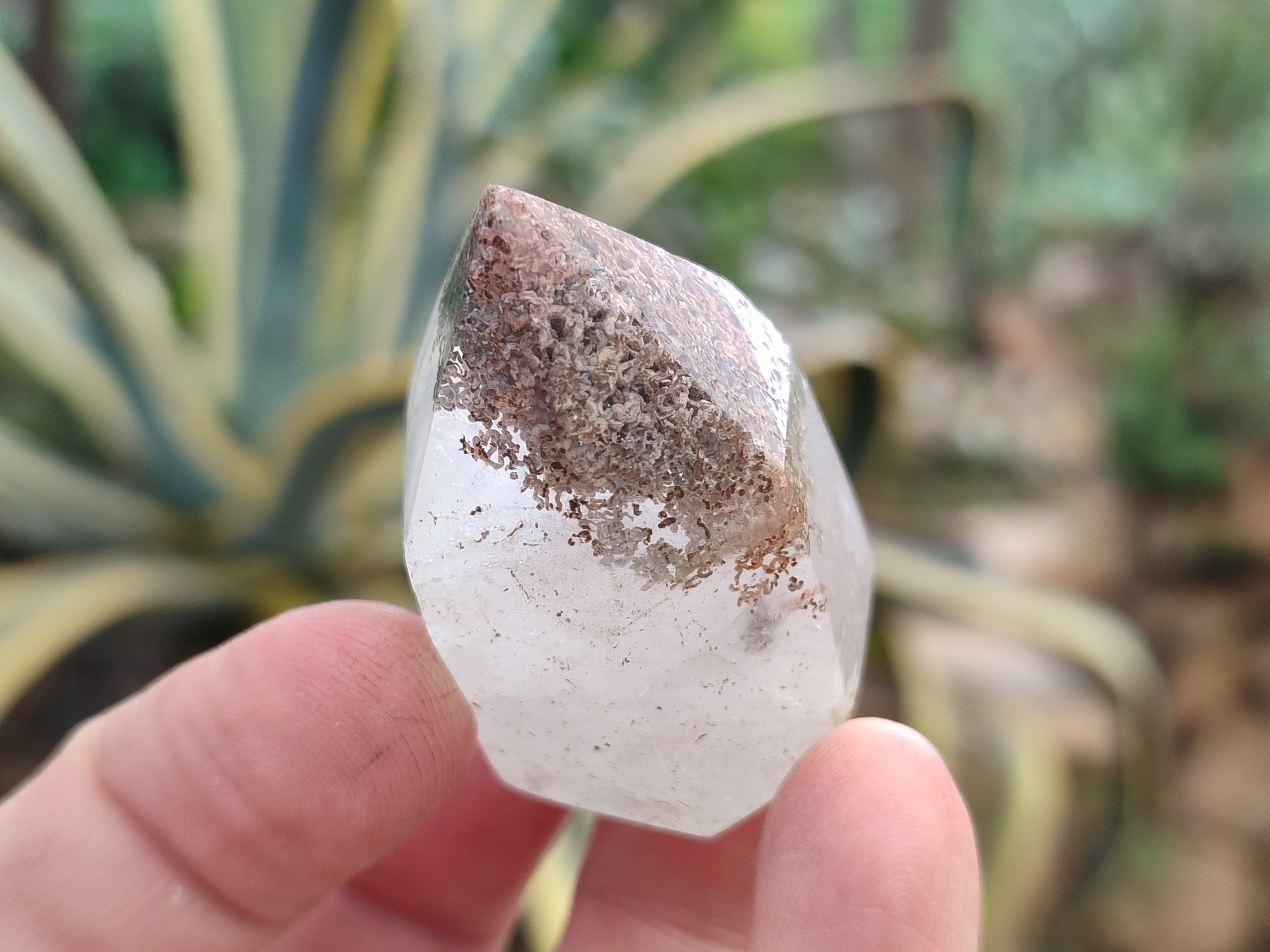 Polished Quartz Crystal Points with Various Inclusions x 11 From Madagascar - Toprock Gemstones and Minerals 