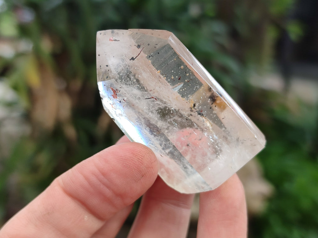 Polished Quartz Crystal Points with Various Inclusions x 11 From Madagascar - Toprock Gemstones and Minerals 