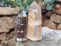 Polished Quartz Crystal Points with Various Inclusions x 11 From Madagascar