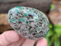 Polished Emerald Mica In Matrix Standing Free Forms x 4 From Mutoko, Zimbabwe