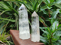 Polished Clear Quartz Crystals x 4 From Madagascar