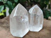 Polished Clear Quartz Crystals x 4 From Madagascar
