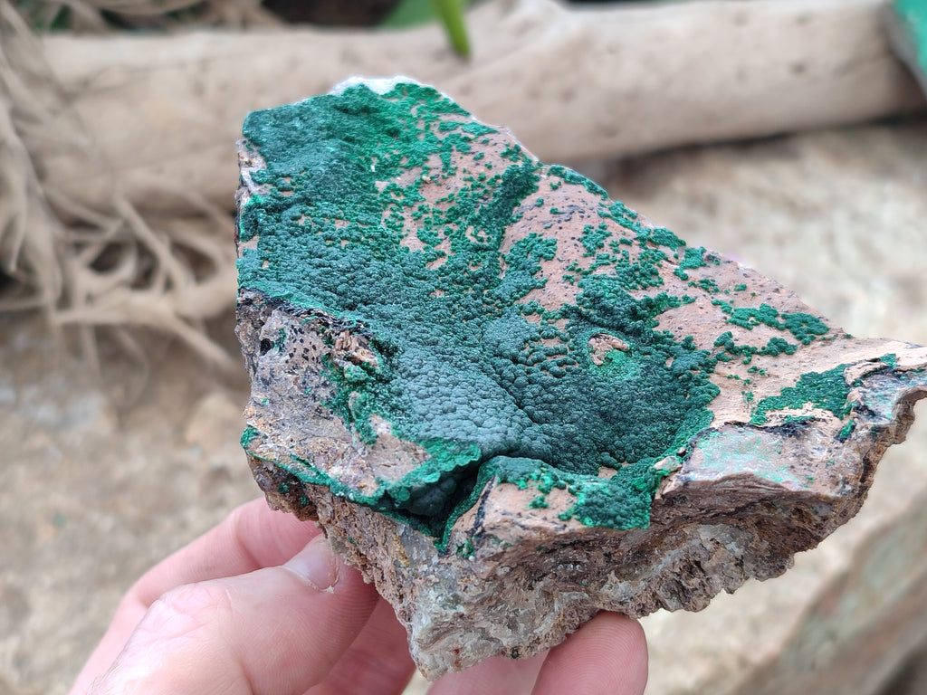 Natural Crystalline Malachite Specimens x 6 From Tenke Fungurume, Congo - Toprock Gemstones and Minerals 
