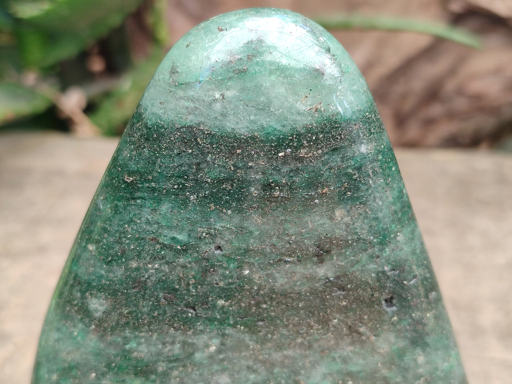 Polished Fuchsite Standing Free Forms x 1 From Madagascar - Toprock Gemstones and Minerals 