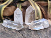 Polished Clear Quartz Crystals x 20 From Madagascar