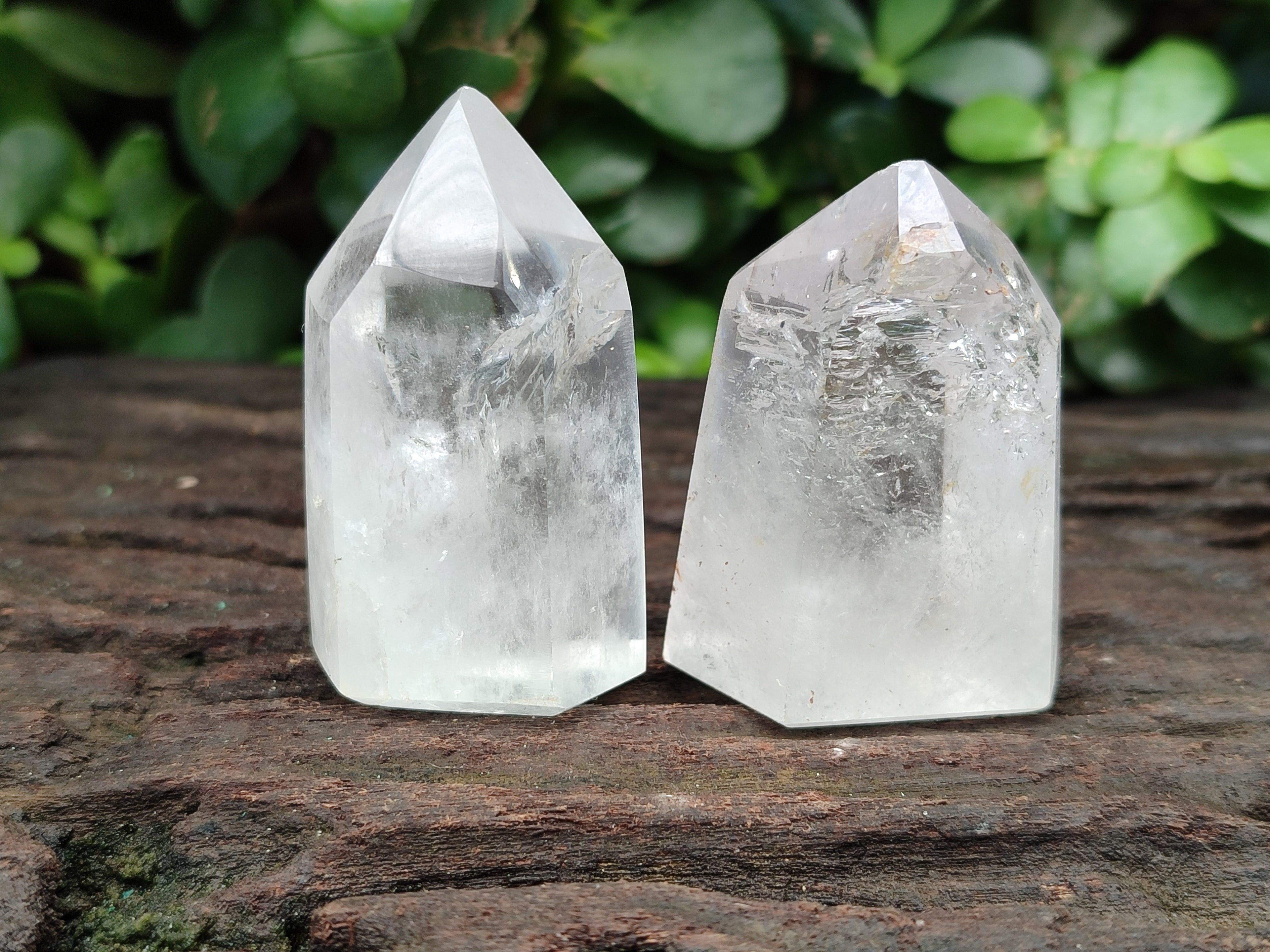 Polished Clear Quartz Crystals x 20 From Madagascar - Toprock Gemstones and Minerals 