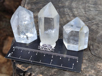Polished Clear Quartz Crystals x 20 From Madagascar