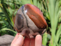 Polished On One Side Polychrome Jasper Free Forms x 4 From Mahajanga, Madagascar