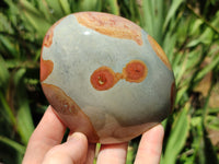 Polished On One Side Polychrome Jasper Free Forms x 4 From Mahajanga, Madagascar