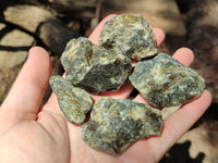 Natural Labradorite Cobbed Rough Pieces - Sold per 2 Kg Bag - From Tulear, Madagascar