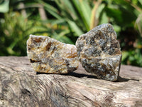Natural Labradorite Cobbed Rough Pieces - Sold per 2 Kg Bag - From Tulear, Madagascar