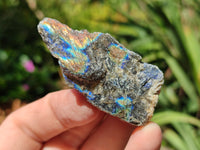Natural Labradorite Cobbed Rough Pieces - Sold per 2 Kg Bag - From Tulear, Madagascar