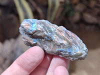 Natural Labradorite Cobbed Rough Pieces - Sold per 2 Kg Bag - From Tulear, Madagascar