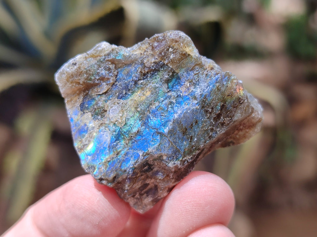 Natural Labradorite Cobbed Rough Pieces - Sold per 2 Kg Bag - From Tulear, Madagascar - Toprock Gemstones and Minerals 
