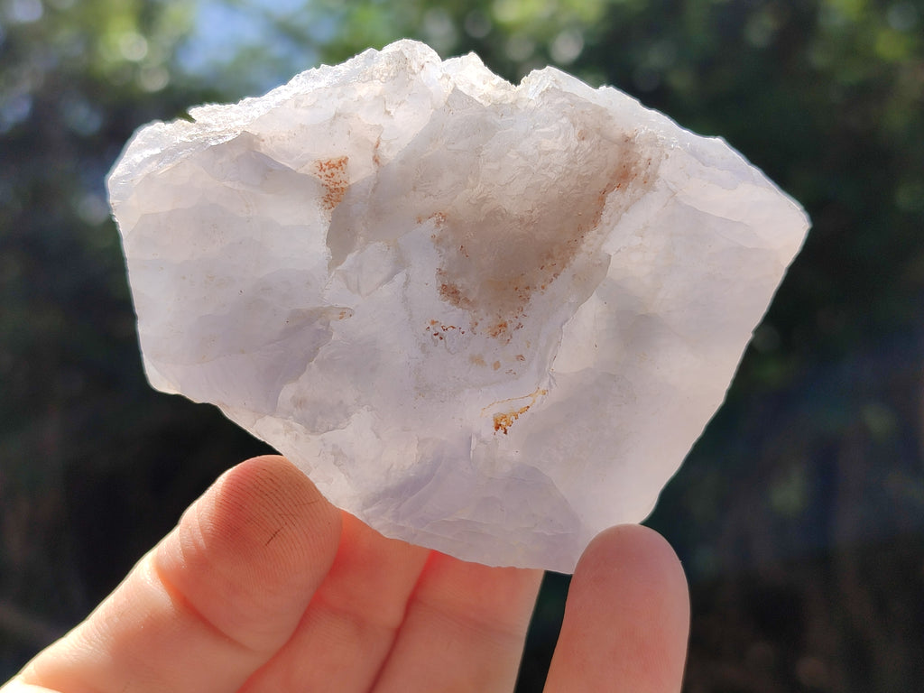 Natural Etched Blue Chalcedony Specimens x 12 From Nsanje, Malawi - Toprock Gemstones and Minerals 