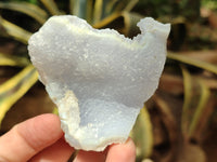 Natural Etched Blue Chalcedony Specimens x 12 From Nsanje, Malawi - Toprock Gemstones and Minerals 