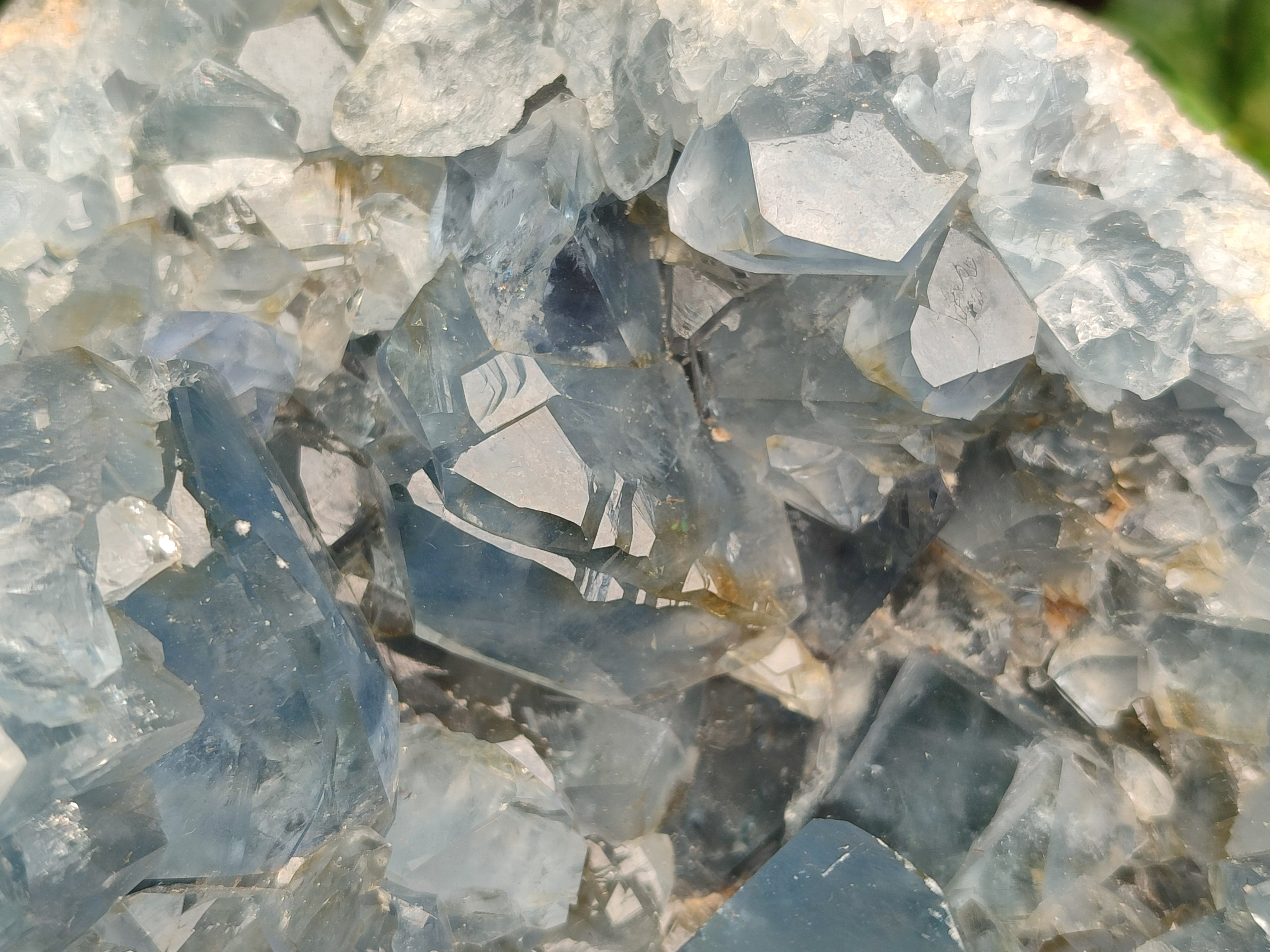 Natural Celestite Geode Specimens x 1 From Sakoany, Madagascar - Toprock Gemstones and Minerals 