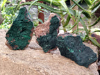 Natural Crystalline and Ball Malachite Specimens x 6 From Tenke Fungurume, Congo - Toprock Gemstones and Minerals 