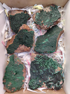 Natural Crystalline and Ball Malachite Specimens x 6 From Tenke Fungurume, Congo - Toprock Gemstones and Minerals 