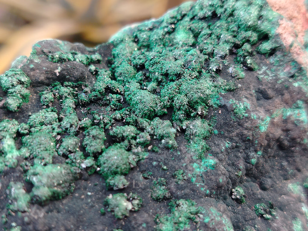 Natural Crystalline and Ball Malachite Specimens x 6 From Tenke Fungurume, Congo - Toprock Gemstones and Minerals 
