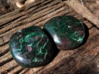Polished Ruby Corundum In Chrome Verdite Free Forms x  From Zimbabwe - Toprock Gemstones and Minerals 