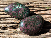 Polished Ruby Corundum In Chrome Verdite Free Forms x  From Zimbabwe - Toprock Gemstones and Minerals 
