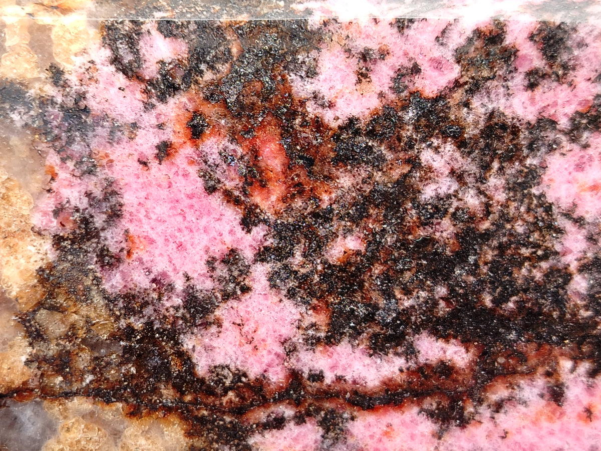 Polished Pink Rhodonite Tower x 1 From Madagascar - Toprock Gemstones and Minerals 
