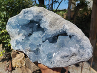 Natural Large Celestite Geode Specimen x 1 From Sakoany, Madagascar