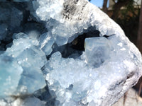 Natural Large Celestite Geode Specimen x 1 From Sakoany, Madagascar