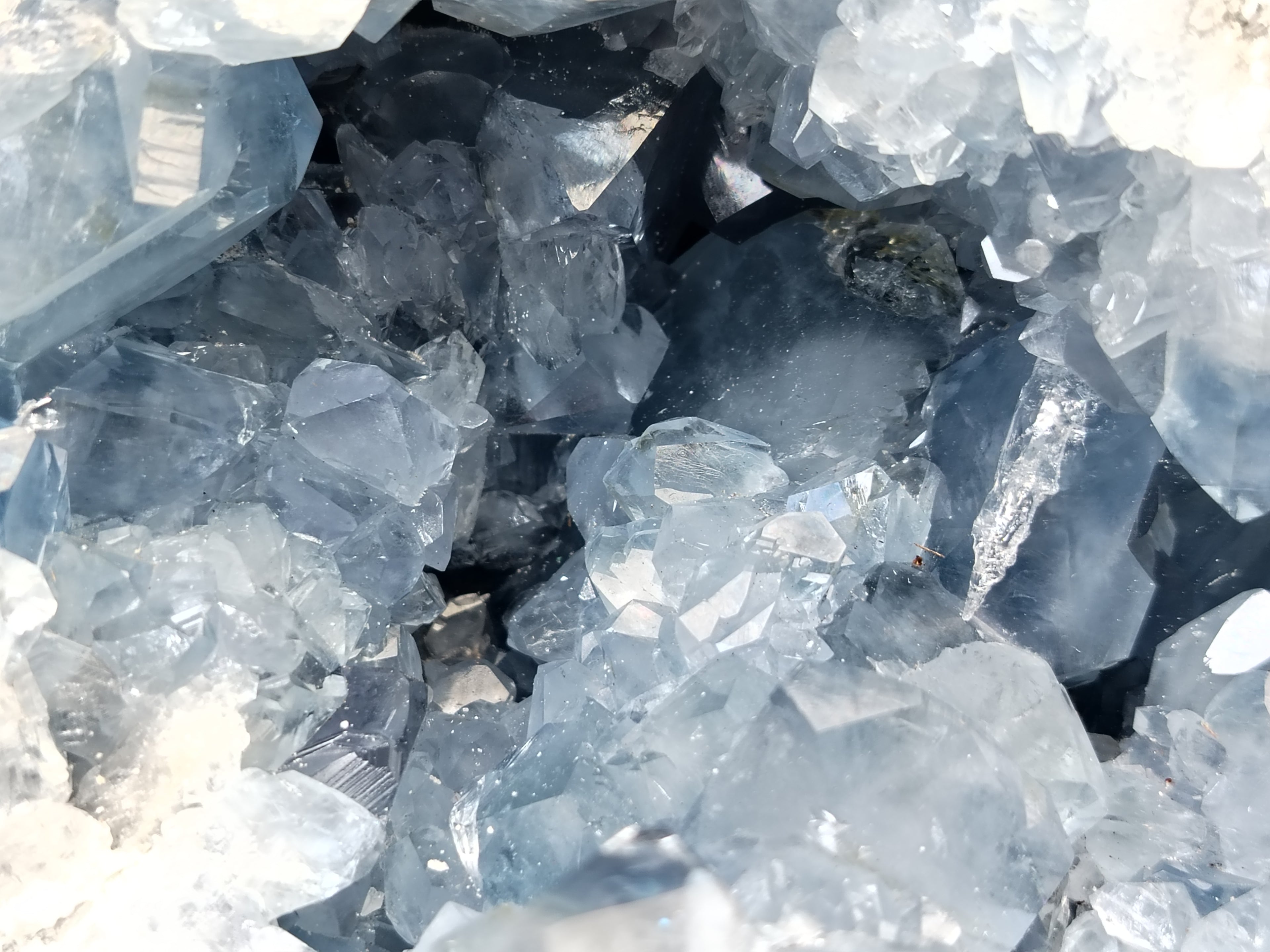 Natural Large Celestite Geode Specimen x 1 From Sakoany, Madagascar - Toprock Gemstones and Minerals 