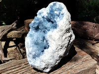 Natural Large Celestite Geode Specimen x 1 From Sakoany, Madagascar